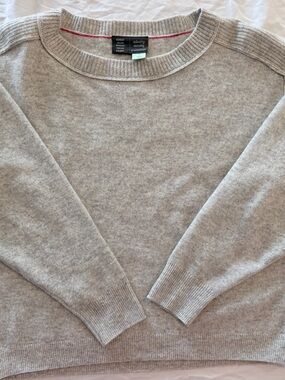 Anthropologie Saturday Sunday Gray Crew Neck Sweater in size XS